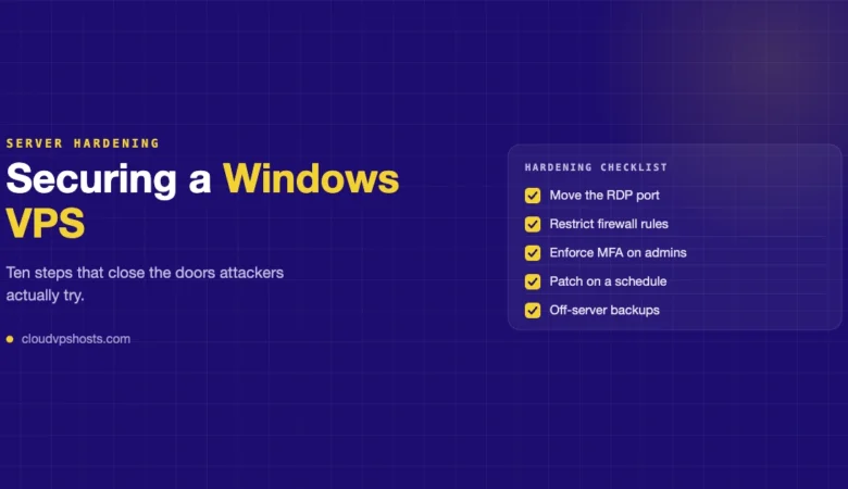 How to Secure Your Windows VPS from Cyber Threats